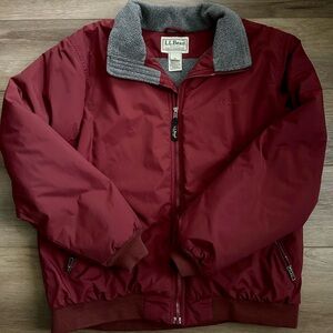 L.L. Bean Fleece Lined Windbreaker